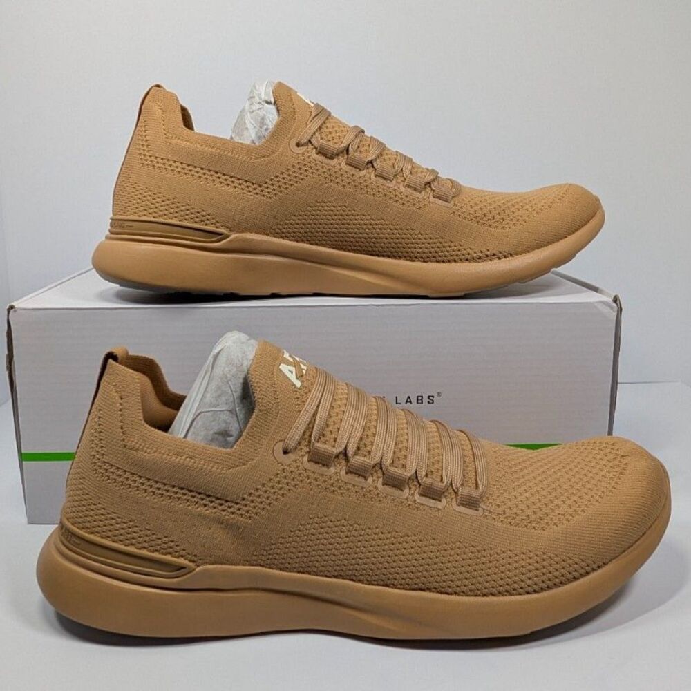 Athletic Propulsion Labs Mens Size 10.5 Tan Atheltic Running Shoes NIB New APL - Picture 2 of 12
